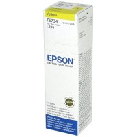 Žlutá inkoustová kazeta Epson (T6734) pro Epson L800 - Originální