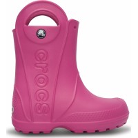 Crocs Handle It Rain Boot Kids - Fuchsia, C11 (28-29)