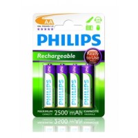 Nabíjecí baterie Philips AA 2500 mAh, 4ks