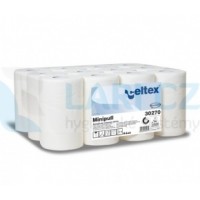 Papírové ručníky v miniroli CELTEX Lux bílá 2vrstvy - 12ks