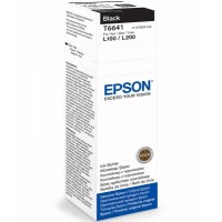 Černá inkoustová náplň Epson (T6641) pro Epson L110/L200 - Originální