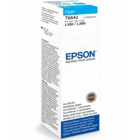 Azurová inkoustová náplň Epson (T6642) pro Epson L110/L200 - Originální