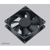 přídavný ventilátor Akasa 80x80x25 black OEM