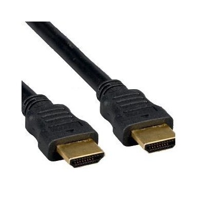 Kabel HDMI-HDMI 0,5m, 1.4, M/M stíněný, zlacené kontakty, černý