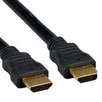 Kabel HDMI-HDMI 0,5m, 1.4, M/M stíněný, zlacené kontakty, černý