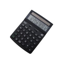 Stolní kalkulačka REBELL Eco 450, solární napájení, černá