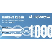 Dárkový kupón NEJCENY - 1000Kč