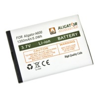 Originální baterie pro Aligator A600, Li-Ion 1350mAh