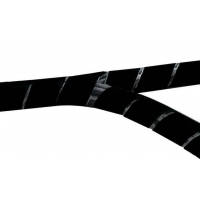 Páska spirálová černá 10m 7.5-60mm