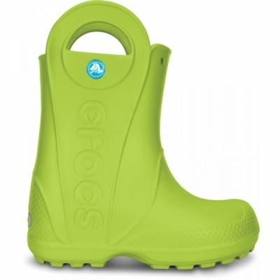 Crocs Handle It Rain Boot Kids - Volt Green, C9 (25-26)