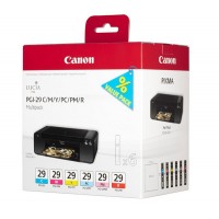 Barevné inkoustové kazety Canon PGI-29 CMY/PC/PM/R Multi Pack - Originální