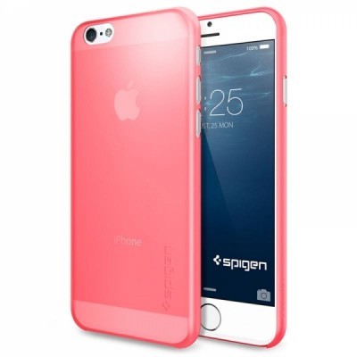 Zadní kryt Spigen Air Skin, azalea pink - iPhone 6 - azalea pink