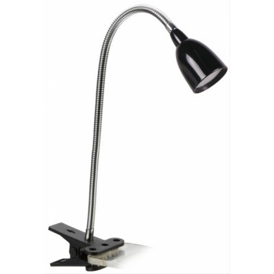Solight LED stolní lampička, 2.5W, na klipsu - černá