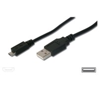 Datový USB kabel s konektorem microUSB, 2m, bulk