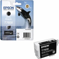 Matná černá inkoustová kazeta Epson T7608 pro SureColor SC-P600 - Originální