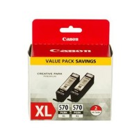 Pigmentové černé inkoustová kazety Canon PGI-570XL PGBK (PGI 570 XL, PGI570XL) Twinpack - Originální