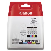 Inkoustové kazety Canon PGI-570 / CLI-571 CMYK + PGBk Multipack - Originální