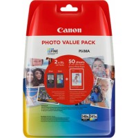 Barevné inkoustové kazety Canon PG-540 / CL-541 Multi pack + 50x foto papír - Originální