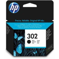 Černá inkoustová kazeta HP 302 (HP302, HP-302, F6U66AE) - Originální