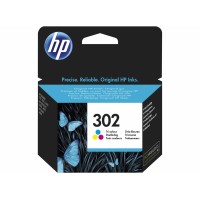 Tříbarevná inkoustová kazeta HP 302 (HP302, HP-302, F6U65AE) - Originální