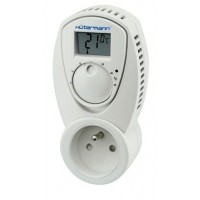 Zásuvkový elektronický termostat TZ33 pro koupelnový radiátor (do zásuvky) apod.