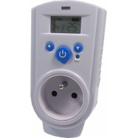 Zásuvkový termostat TH-928T, digitální