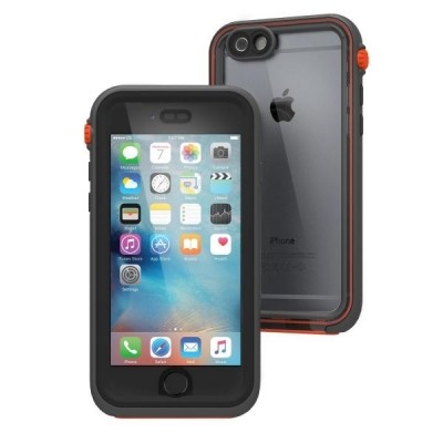 Vodotěsné pouzdro Catalyst Waterproof Case pro Apple iPhone 6/6S - Šedo-oranžové