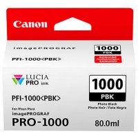 Fotografická černá inkoustová kazeta Canon PFI-1000 PBK - Originální