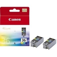 Tříbarevné inkoustové kazety Canon CLI-36 TwinPack - Originální