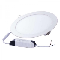LED vestavné svítidlo kruh teplá bílá 24 W, IP20