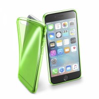 Zadní kryt Cellularline FLUO pro Apple iPhone 6/6S - Zelený