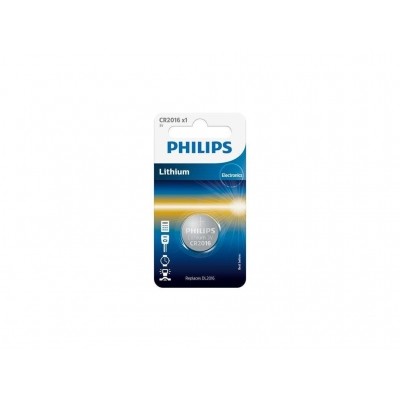 Knoflíkové baterie Philips Lithium CR2016 3V, 1ks