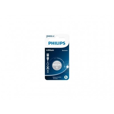 Knoflíkové baterie Philips Lithium CR2032 3V, 1ks