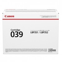 Černá tonerová kazeta Canon CRG 039 - Originální