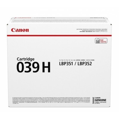 Černá tonerová kazeta Canon CRG 039 H, velká - Originální