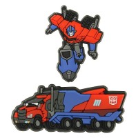 Jibbitz sada odznáčků na obuv Crocs Transformers Optimus Prime 2 Pack