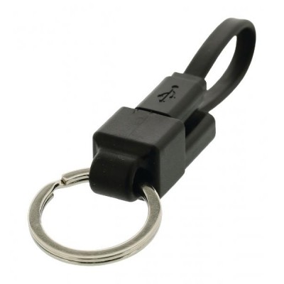 Kabel USB 2.0, zástrčka A - zástrčka micro B, 0,10 m černý (VLMP60410B0.10) - černý