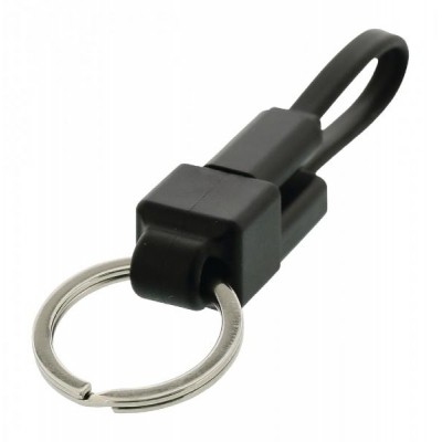 Synchronizační a nabíjecí USB kabel, zástrčka Lightning - zástrčka USB A, 0,10 m, černý (VLMP39300B0.10) - černý