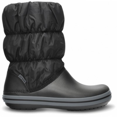Crocs Winter Puff Boot Women - Black/Charcoal, W5 (34-35)