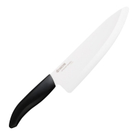 Keramický nůž šéfkuchaře Kyocera FK-200WH-BK, 20 cm, bílo-černý