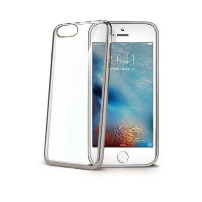 Obal Celly Laser pro Apple iPhone 7 Plus/8 Plus - Stříbrný