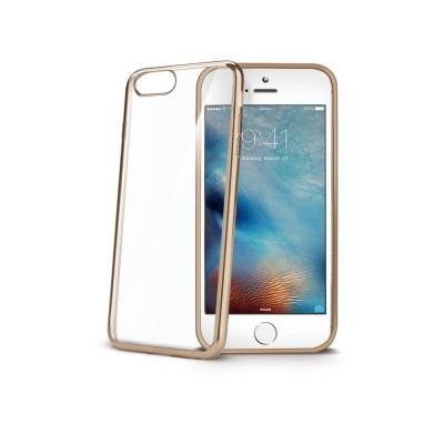 Obal Celly Laser pro Apple iPhone 7/8 - Zlatý