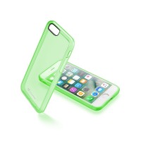 Průhledný obal CellularLine Color pro Apple iPhone 7 - zelený