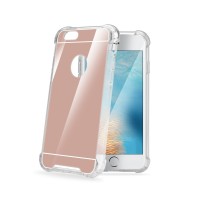 Zadní kryt Celly Armor pro Apple iPhone 7/8, se zrcadlovým efektem - růžovozlatý
