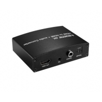 PremiumCord HDMI 4K Repeater/Extender s oddělením audia, stereo jack, Toslink, RCA