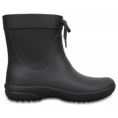 Crocs Freesail Shorty Rain Boots - Black, W11 (42-43)