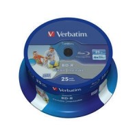 VERBATIM BD-R SL(25-Pack)Spindl/6x/25GB/Prit