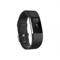 Fitbit Charge 2 - Black / Stainless Steel, Large (L)