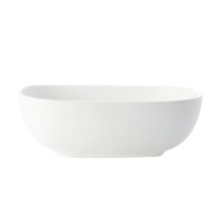 Maxwell & Williams hluboký talíř Elemental - bílý, 23.5 x 18 cm