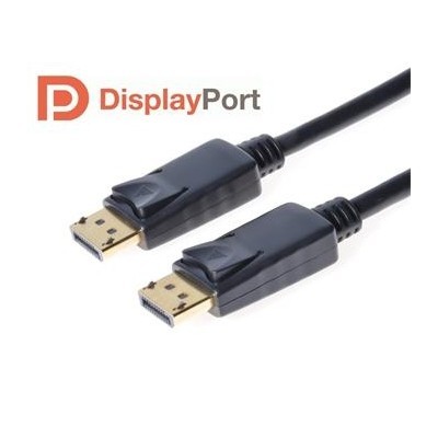 PremiumCord DisplayPort 1.2 přípojný kabel M/M, zlacené konektory, 1m